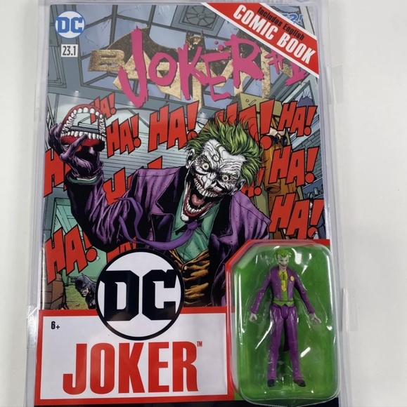DC Direct Page Punchers Wave 1 Rebirth Joker 3" Figure w/ Comic Mcfarlane - Picture 1 of 2